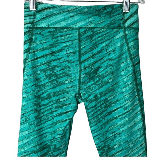 Under Armour HeatGear Compression Capri Leggings Teal Size Small - Picture 6 of 9